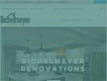 Tablet Screenshot of bichelmeyerrenovations.com